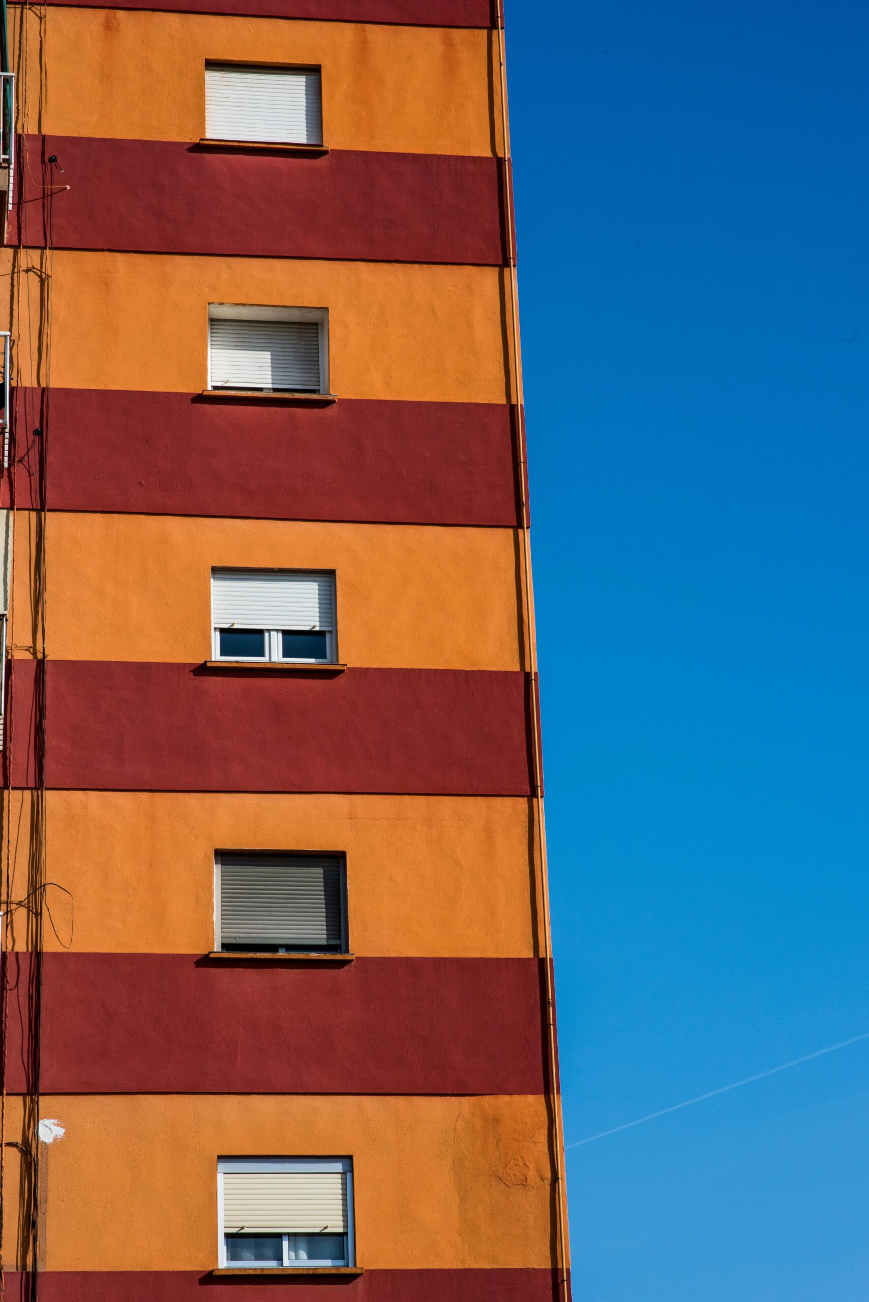 volet roulants sur un immeuble